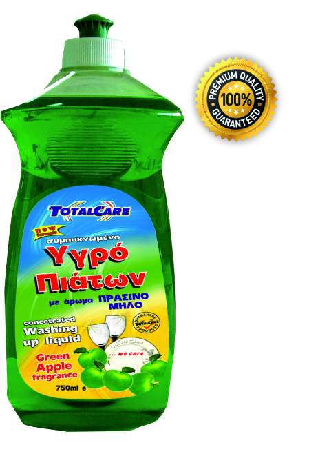 apple washing up 500ml Total Care Washing up liquid 500ml Green Apple - Image 1