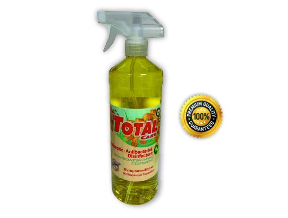 antisiptiko apolimantiko me ekxilisma citronellas 1 litre trigger Total Care Antiseptic - Antibacterial Disinfectant - Image 1