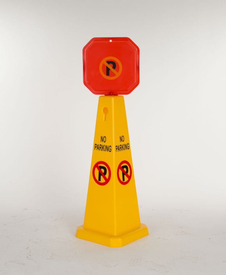 95cm CONE NO PARKING SIGN 28x28x95cm 95cm CONE NO PARKING SIGN 28x28x95cm - Image 1